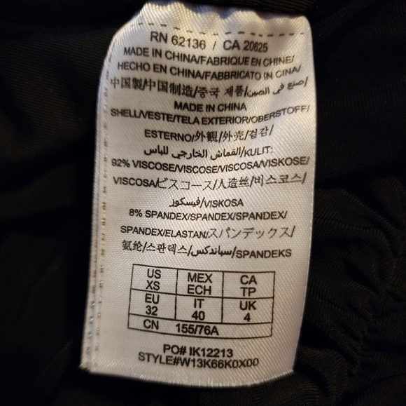 Guess Sexy Strapless Black Bodycon Ruched Dress with a Built in Bodice size XS - Picture 3 of 8